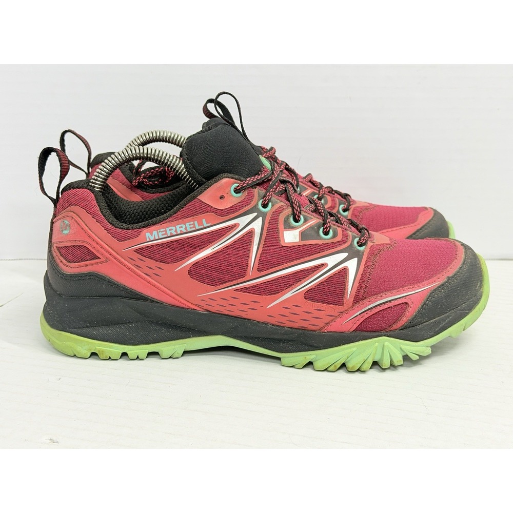 Merrell Women's Capra Bolt Bright Red Hiking Shoes Performance Size 9 US